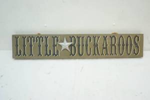 lot 224 image: buckaroos sign