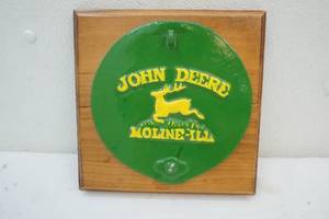lot 238 image: John Deere cast iron sign