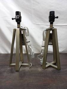 Two Small Lamp Bases