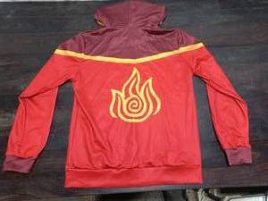Printed Hoodie - Red