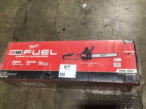 M18 FUEL 16 in. 18-Volt Lithium-Ion Brushless Cordless Chainsaw (Tool-Only) open box customer return see pictures
