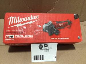 Milwaukee M18 18V Lithium-Ion Cordless 4-12 in. Cut-OffGrinder (Tool-Only) review pictures customer return