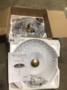Bella Depo 42 in. LED French Gold Retractable Ceiling Fan with Light review pictures