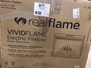 Vividflame Electric Firebox model 4199 review pictures