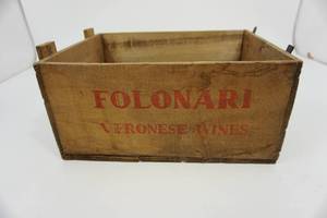 Folonari Veronese Wines Wood Crate...