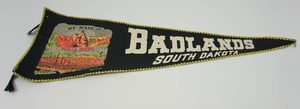 Vintage BannerFlag from South Dakota Badlands Wall Drug We Made It