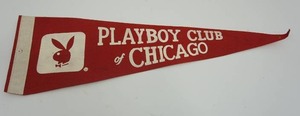 Vintage BannerFlagPennant Playboy