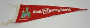 Vintage BannerFlagPennant Main Street Walt Disney World