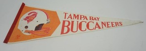 Vintage BannerFlagPennant Tampa Bay Buccaneers