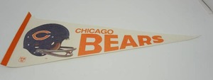 Vintage BannerFlagPennant Chicago Bears