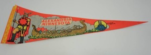 Vintage BannerFlagPennant Alexandria