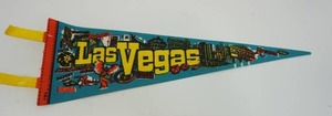 Vintage BannerFlagPennant Las Vegas, Nevada