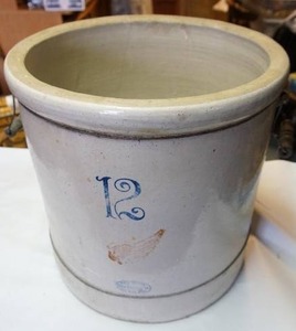 12 Gallon Red Wing Large Wing Crock