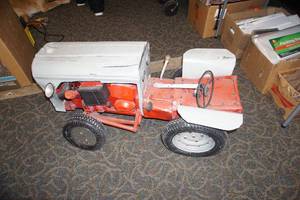 Hand Crafted ToyDisplay Tractor