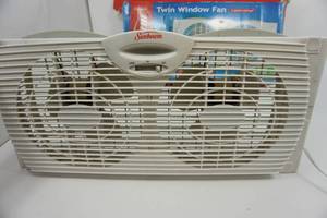 Small Twin Window Fan