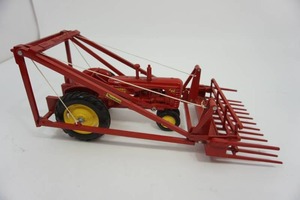 Toy Tractor Massey Harris 44 with Hay Fork