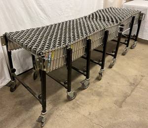 MSRP $3000 Best Flex 200 Portable Flexible 24Wide Skatewheel Gravity Conveyor 200 Lb.Ft Adjustable Height Adjust Length From&nbsp6 to 24 Bends Around A 12 Radius Locking Wheels-&nbspMove Things Along Faster At Work - Works Great