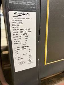 Enersys EnForcer Ferro&nbspEF1-12-550 24 volt 208v single phase&nbspDigital Forklift Charger - Great Condition -&nbspGuaranteed To Work