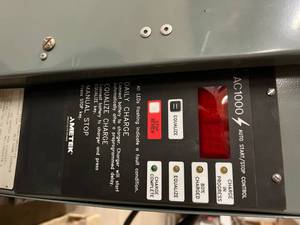 Hobart Accu-Charger 880C3-12 24 Volt Battery Charger, Set Up For 208240480 Volt AC Input, 3-Phase, Output Is 24 Volt At Up To 176 Amps, Automatic Charging, Equalizing Circuits - Great Condition - Works Guaranteed