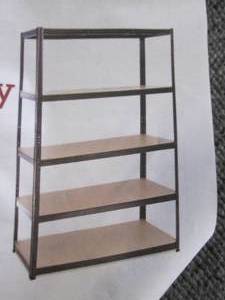 lot 106 image: G-rack 47.2 inch 5 shelf shelving 4...