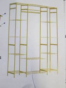 lot 107 image: bambooster plant stand open box nee...