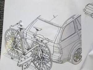 lot 109 image: KAC vehicle bike rack for 2 bikes ...