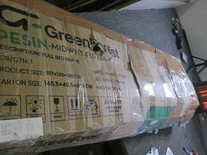 lot 111 image: green forest full bed frame open bo...