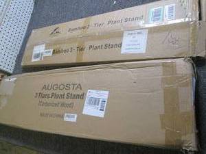 lot 138 image: 2 3-tier plant stands ...