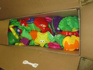 lot 140 image: big box of sand toys ...