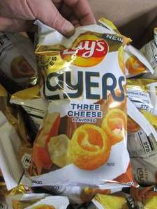 lot 143 image: box of lays layers three cheese bes...
