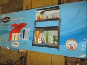 lot 186 image: aquarium stand needs assembly open ...