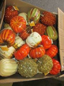 lot 187 image: box of harvest pumpkins...