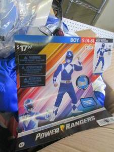 lot 182 image: 5 new blue ranger costumes ...