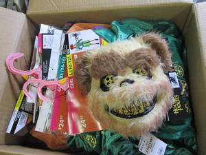lot 195 image: box of 6 new girls costumes ...