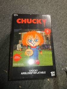 lot 198 image: new chucky airblown inflatable ...