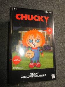 lot 200 image: new chucky airblown inflatable ...