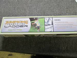 lot 210 image: jumpking trampoline ladder needs as...