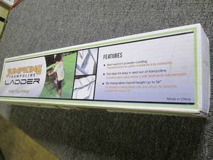 lot 214 image: jumpking trampoline ladder needs as...
