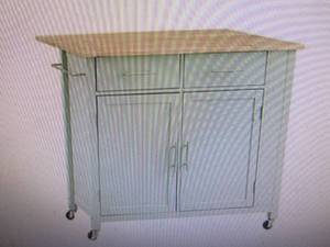 lot 8 image: Crosley Savannah Drop-Leaf Kitchen ...