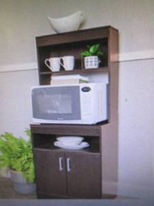 lot 14 image: OneSpace Isabel Microwave Stand nee...