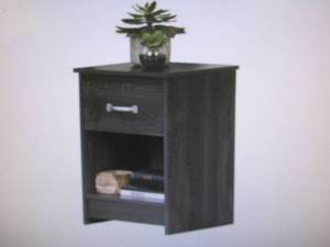 lot 41 image: South Shore Tassio 1-Drawer Nightst...