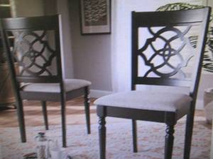 lot 73 image: Baxton Studio Renaud 2-Pc. Dining C...