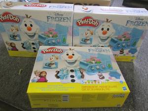 lot 258 image: 3 new disney frozen play doh olafs...