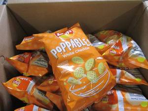 lot 294 image: case of 125 oz bags of lays poppab...