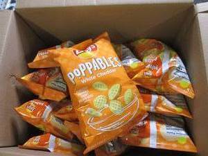 lot 297 image: case of 125 oz bags of lays poppab...
