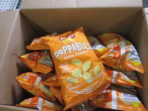 lot 298 image: case of 125 oz bags of lays poppab...