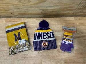 lot 25 image: Minnesota Winter Gear (Vikings Colors)