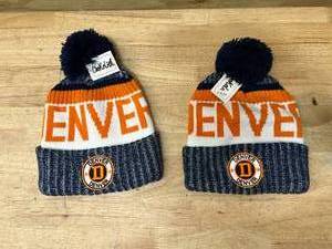 lot 26 image: Lot of 2 Winter Hats (Denver Broncos Colors)