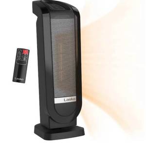 lot 11 image: LASKO Tower 22 in. Electric Ceramic Oscillating Space Heater with Digital Display and Remote Control