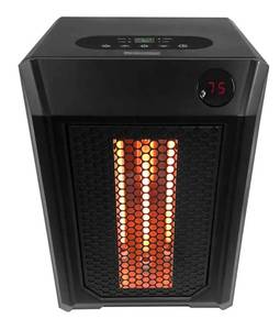 lot 33 image: WEWARM 1,500-Watt Electric Infrared Portable Space Heater with 4-Elements and Remote